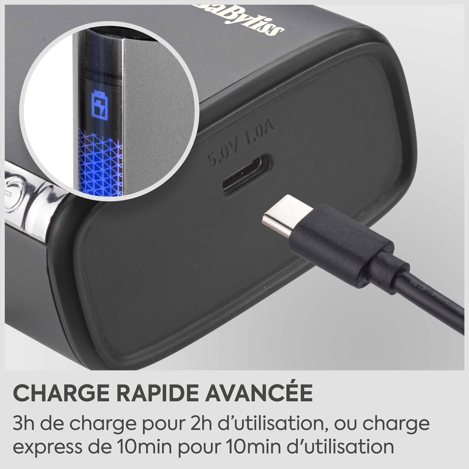 Rasoir &eacute;lectrique &agrave; double grille Super-X Metal (Silver Edition)